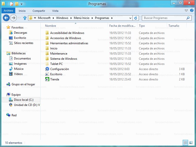 Windows 8 - Explorador de archivos