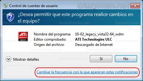 Windows 7 - Control de cuentas de usuario