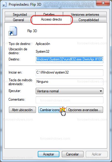 Windows 7 - Cambiar icono