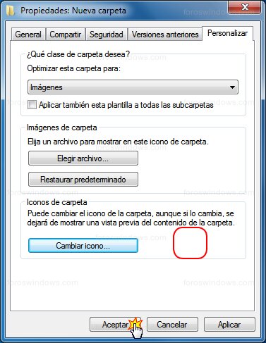 Windows 7 - Propiedades: Nueva carpeta