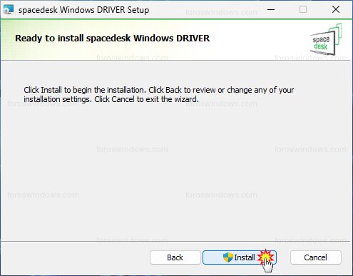 spacedesk Windows DRIVER Setup - Instalar spacedesk Windows DRIVER