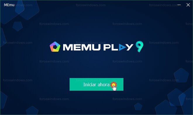 Memu Play - Iniciar ahora