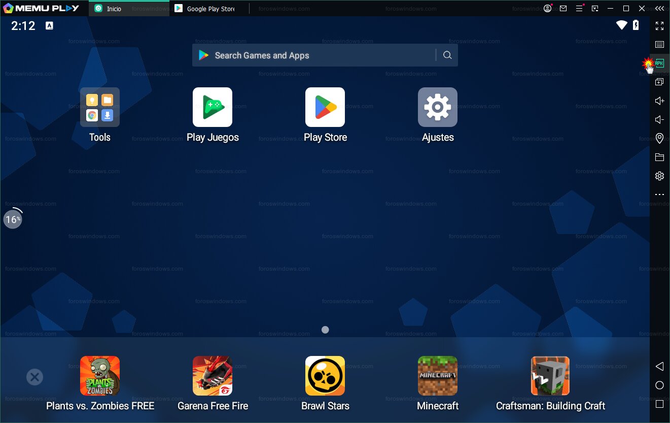 Memu Play - Instalar archivo APK